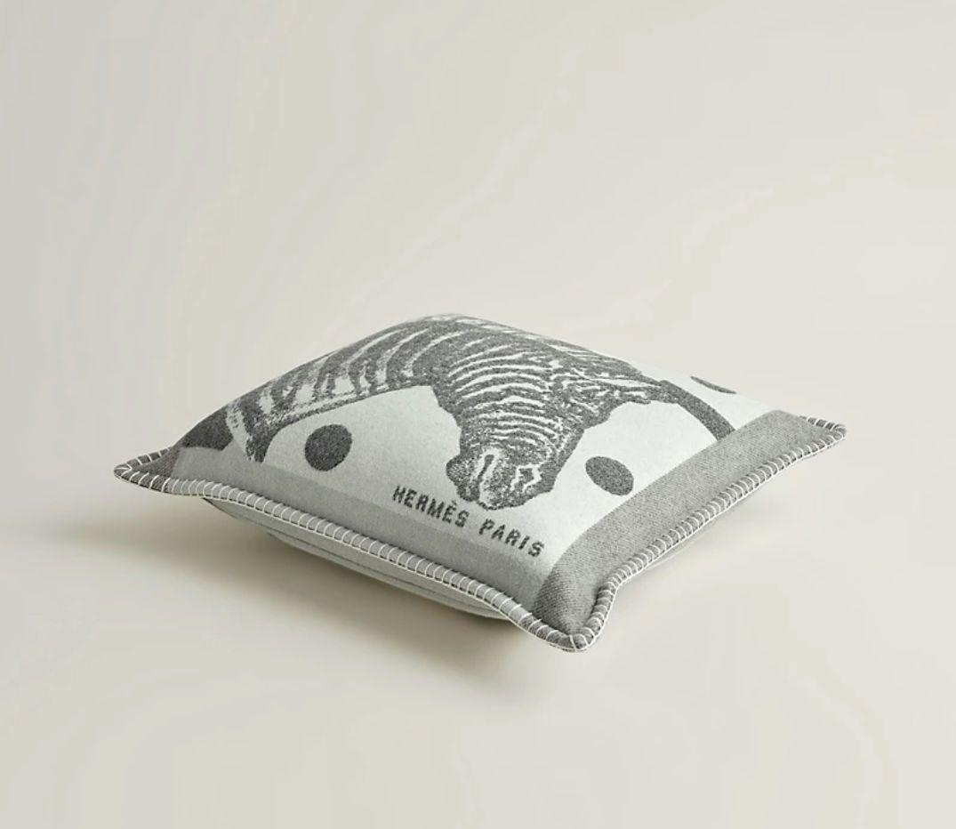 HERMES・エルメス◆ゼブラジグザグ・クッション