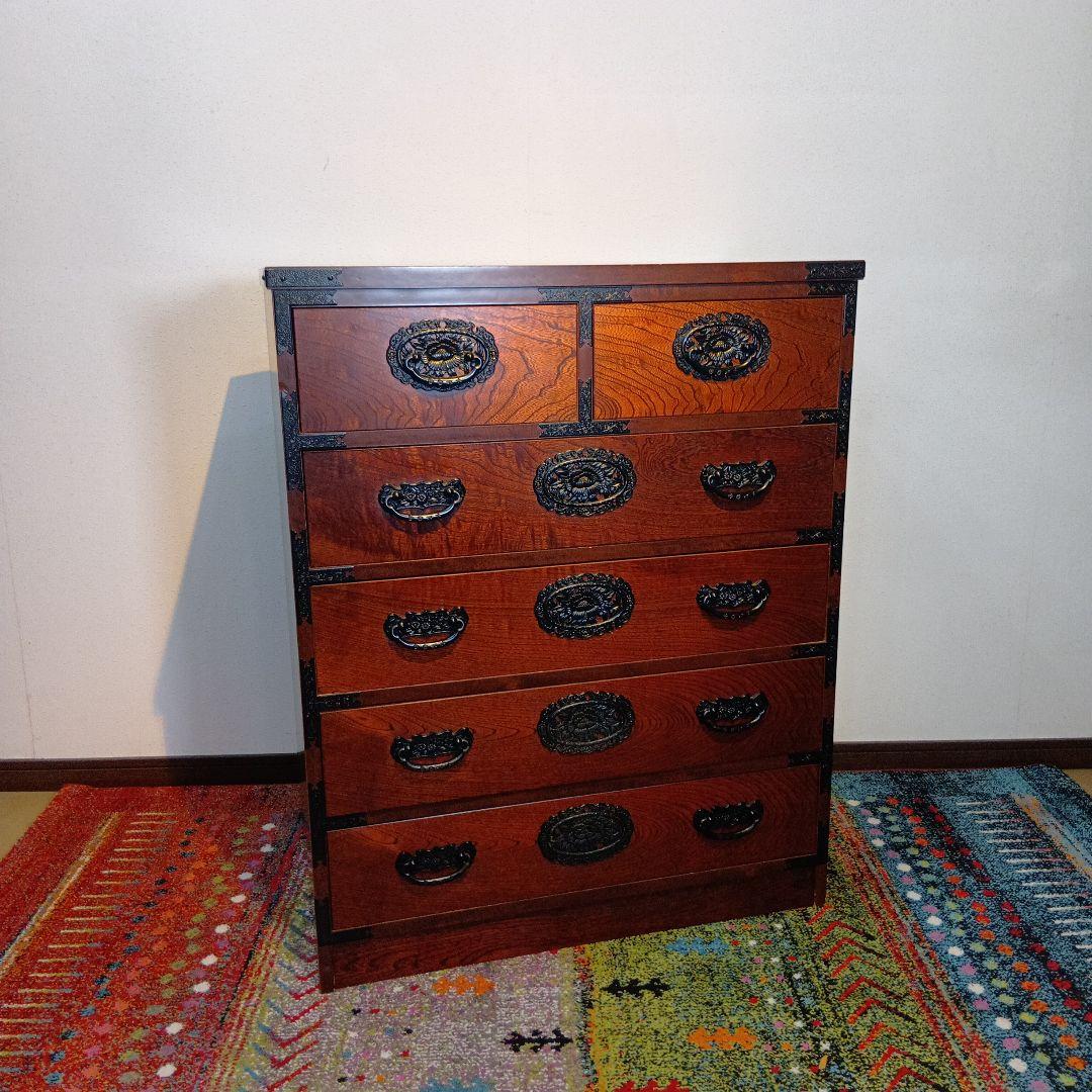 民芸箪笥　民芸家具　引き出し箪笥