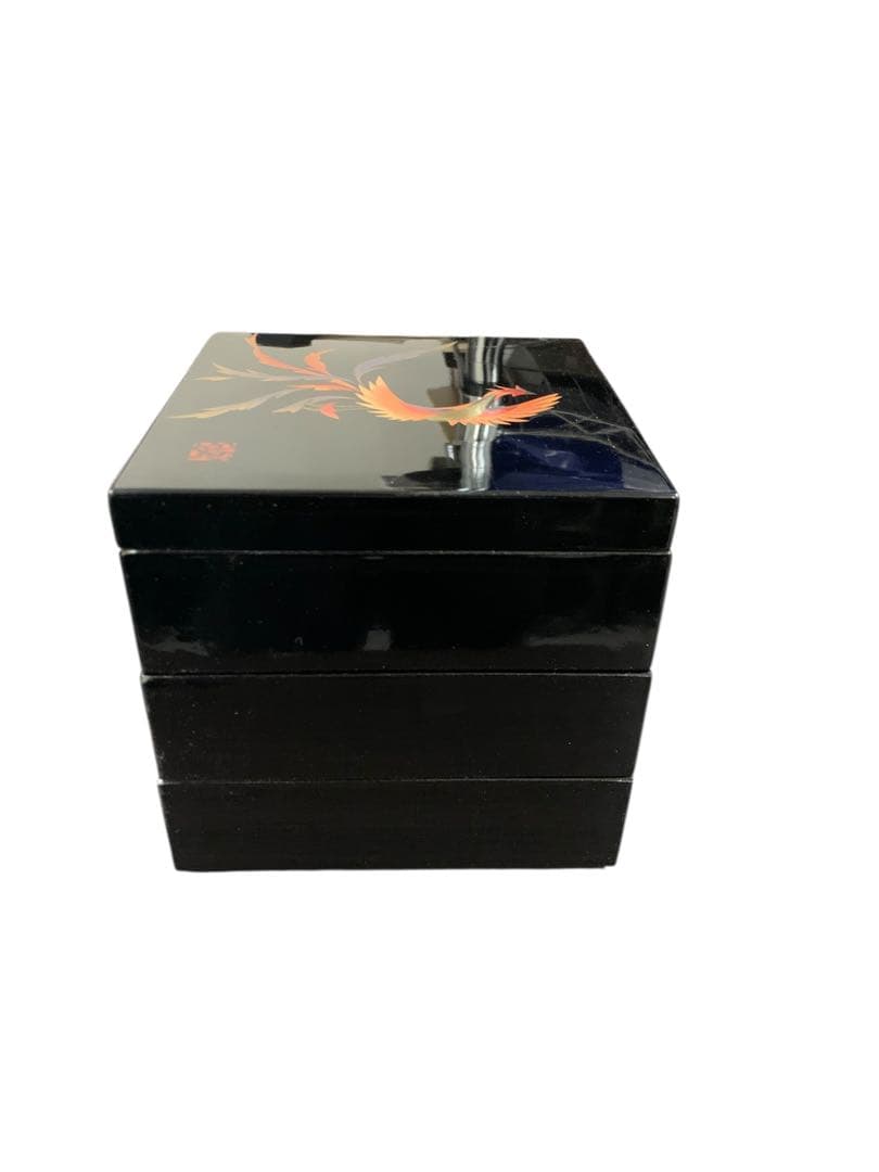 未使用 箱付 山本寛斎 KANSAI 重箱 三段 鳳凰 2セット