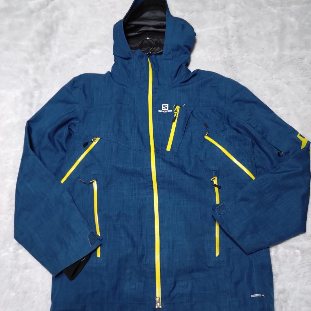 サロモン　スキーウェア上下セット　20K/20ｋ　AdvancedSkin　青黄