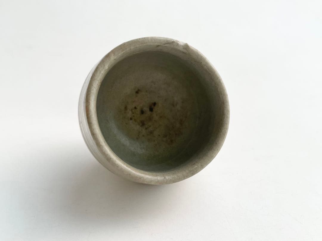 骨董　アンティーク　スンコロク　小杯　酒器　酒盃　宋胡録　タイ古陶磁