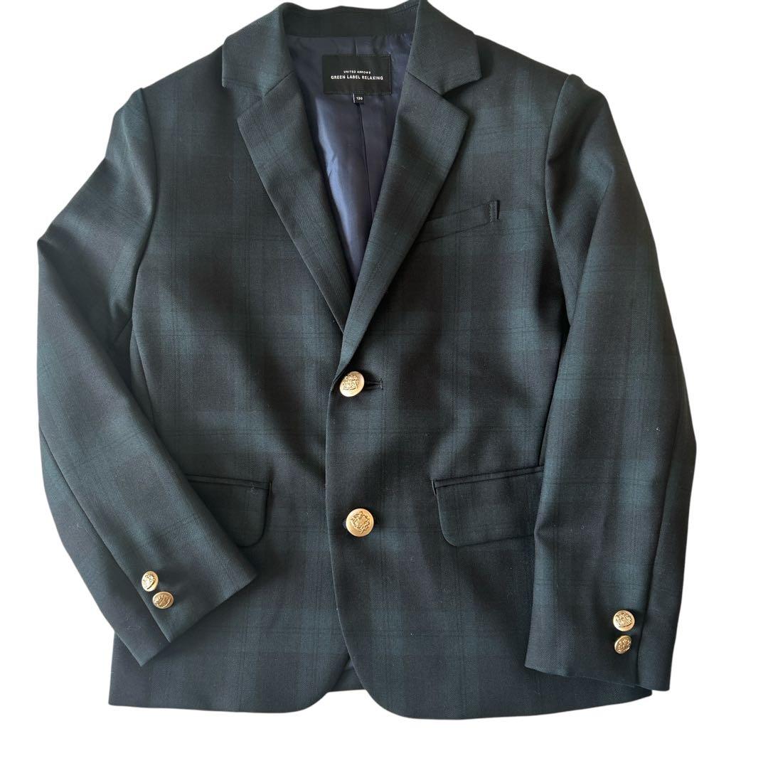 GREEN LABEL RELAXING 130 フォーマル5点セット　美品