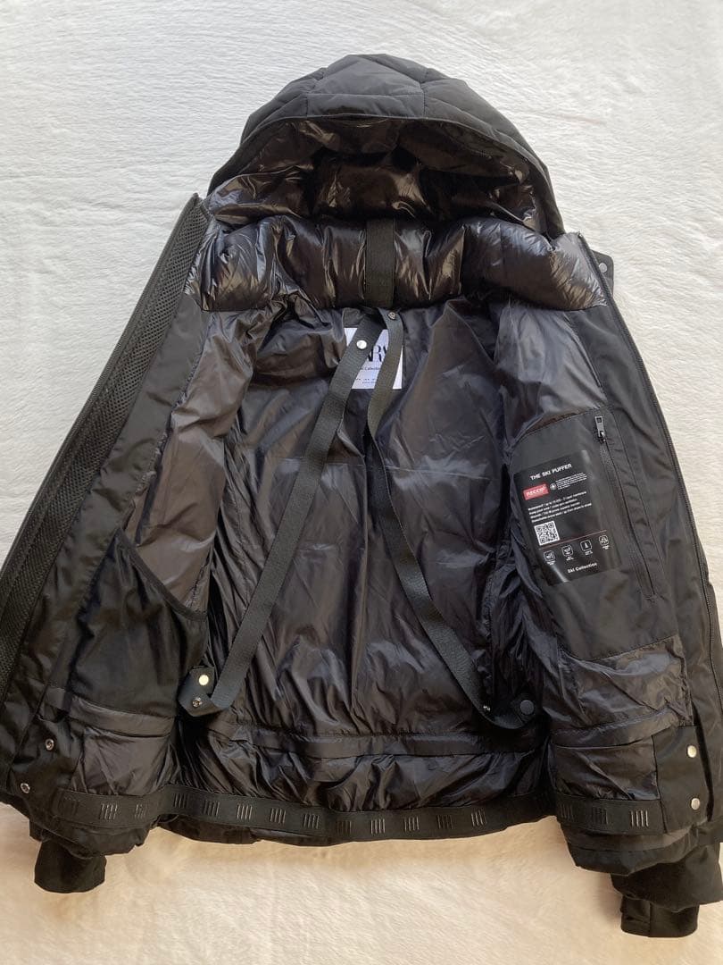 ZARA Ski Collection ブラックダウンジャケット