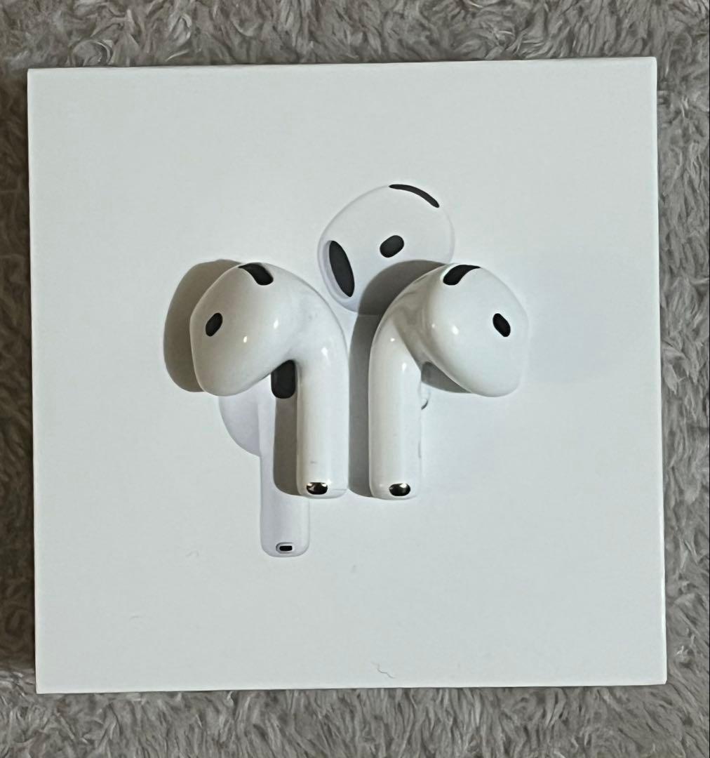 アクティブノイズキャンセリング搭載　AirPods4