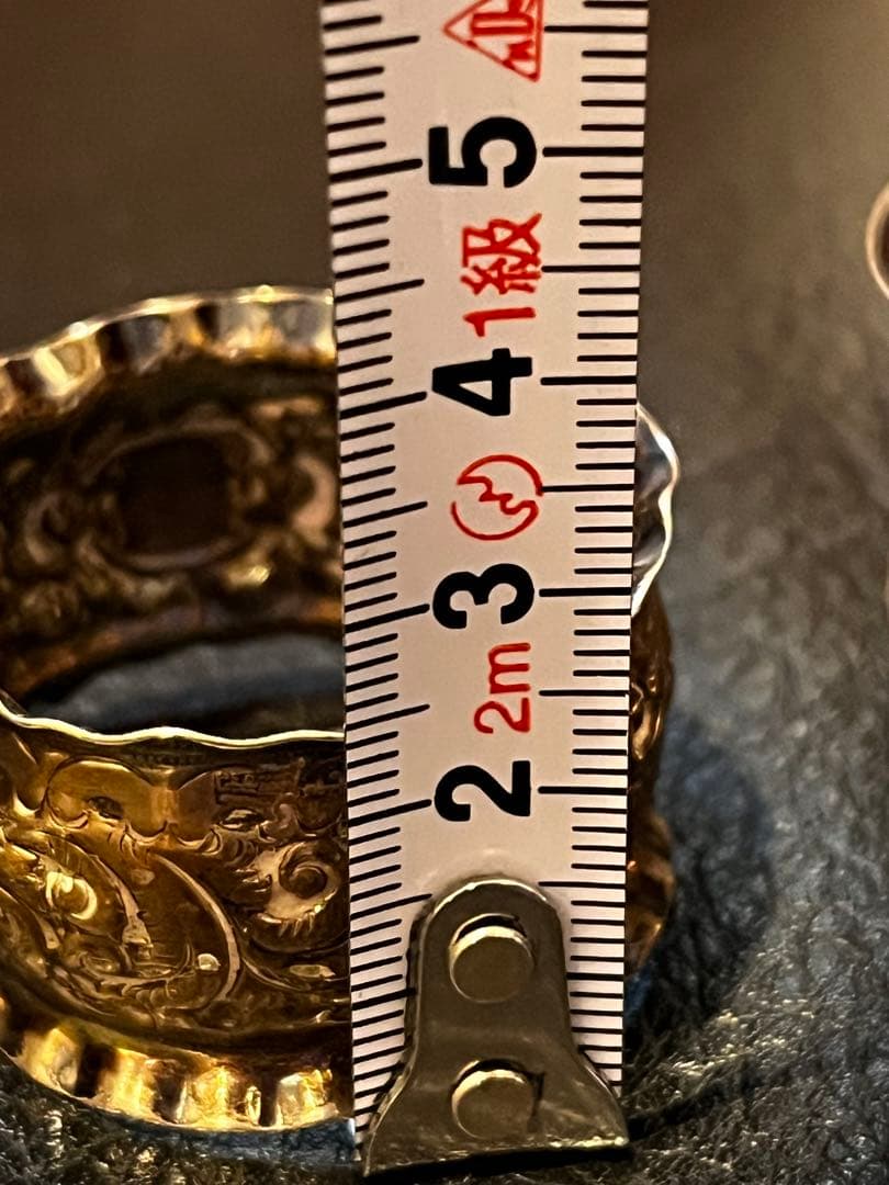 イギリス　純銀製　スターリングシルバー925 ナプキンリング　セット