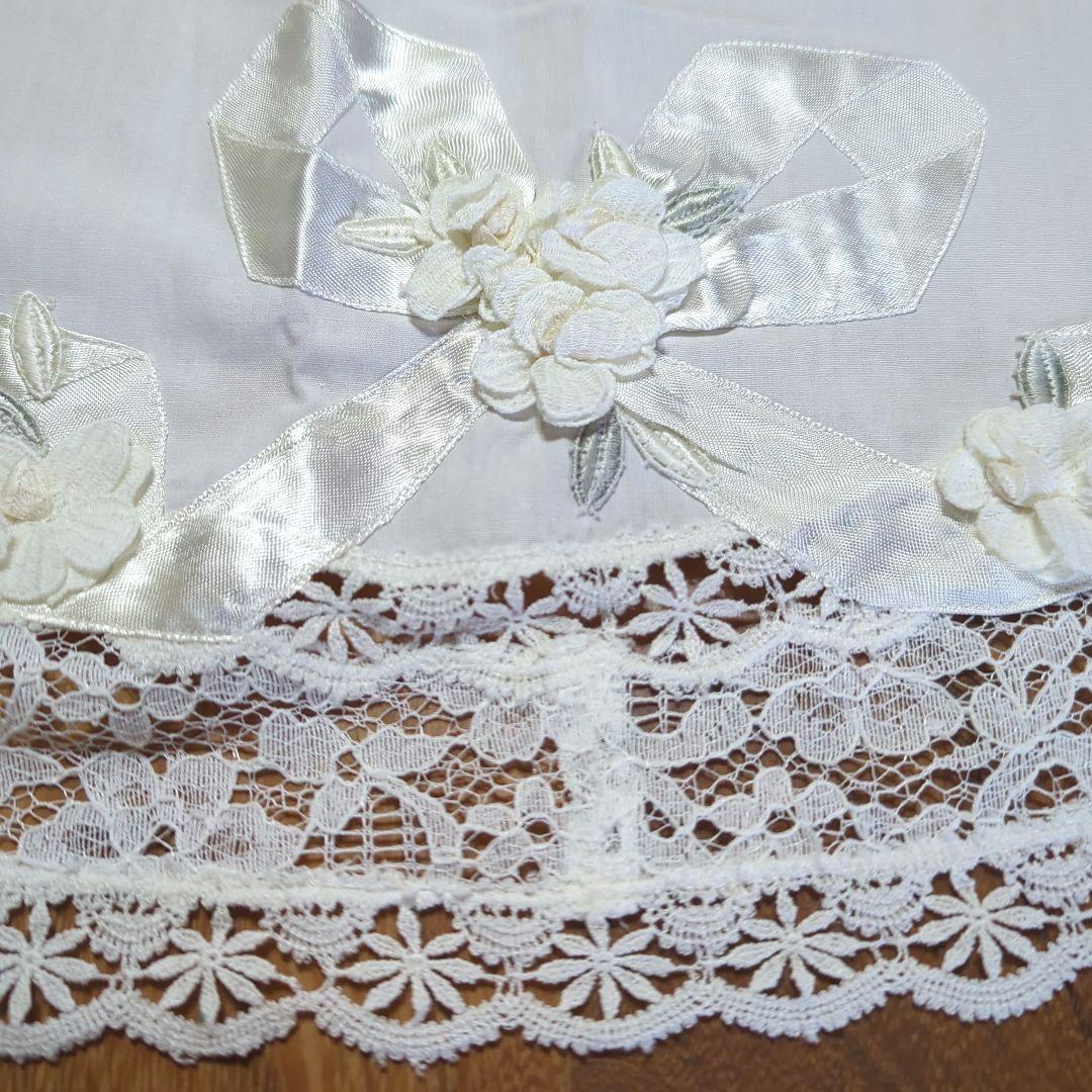 さえら　ヒスクローネ　サロンエプロン　レースエプロン