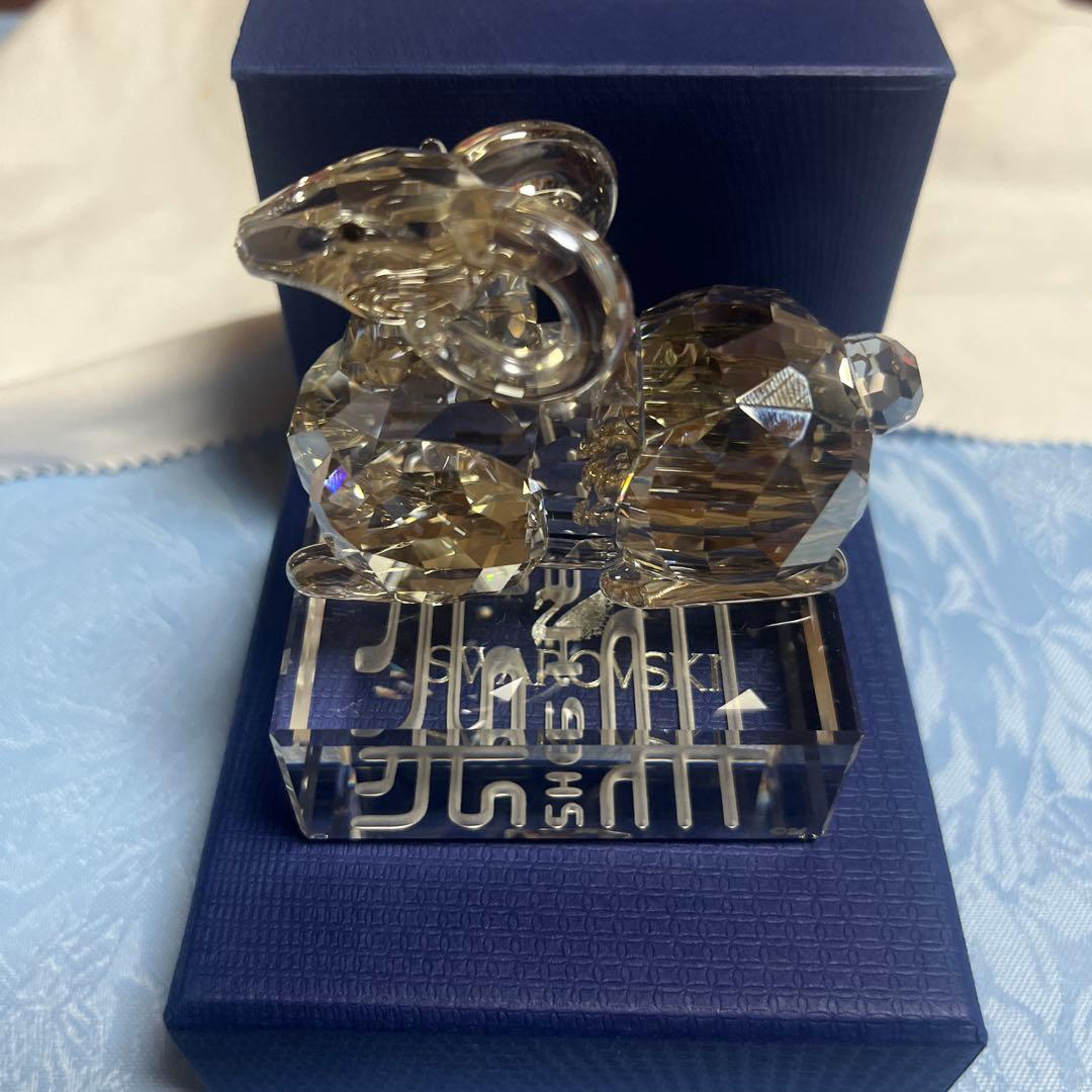 スワロフスキー ♡クリスタル羊置物
