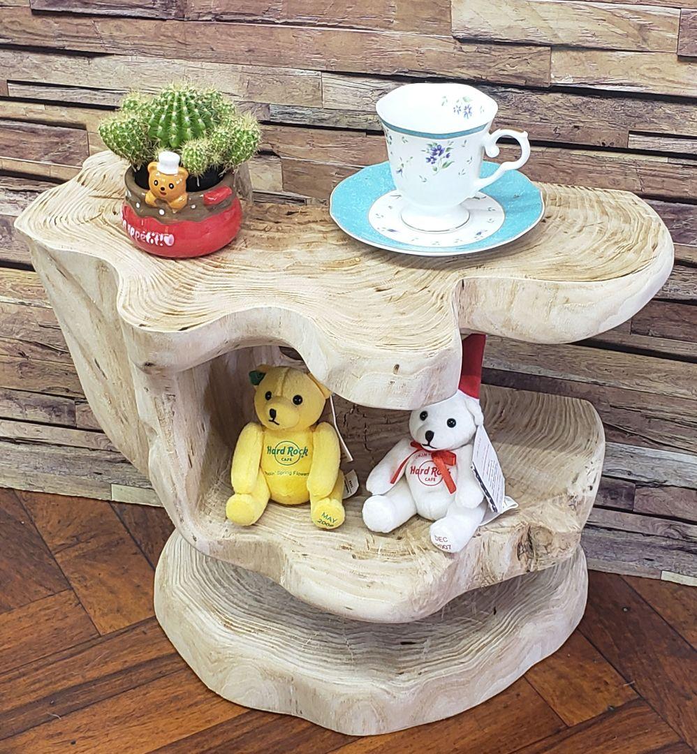 丸太オブジェ台　希少サイズ