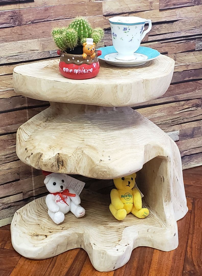 丸太オブジェ台　希少サイズ