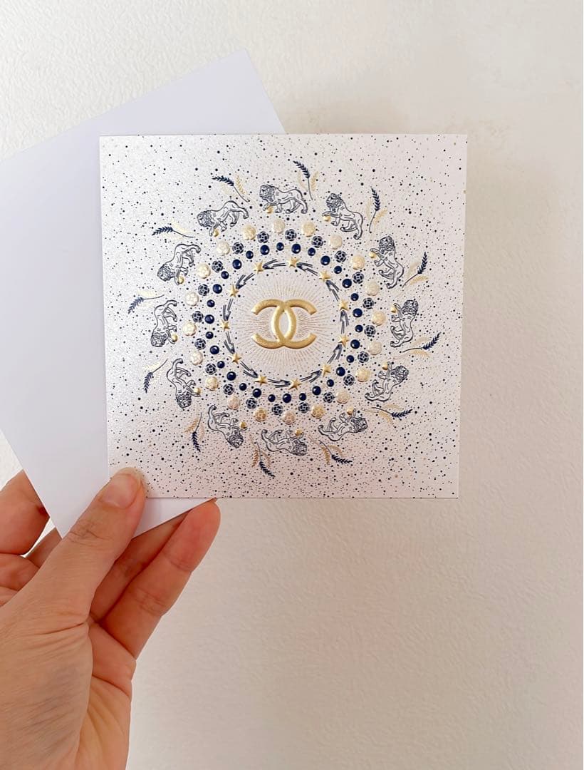 シャネル レキャトルオンブル397 ニュイアストラル ホリデー限定　レター付き