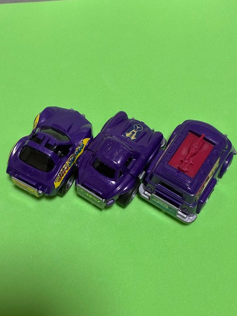 チョロQ、3台・紫色