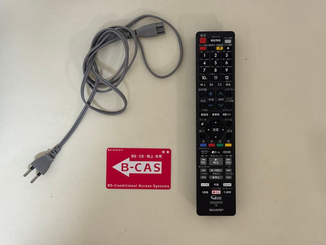 SHARP AQUOS ブルーレイレコーダー　2B-C10BW1 1TB