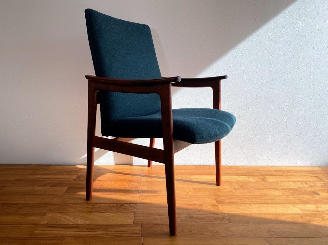 1960-70s デンマーク製 ローズウッド×マホガニー イージーチェア 仕上済