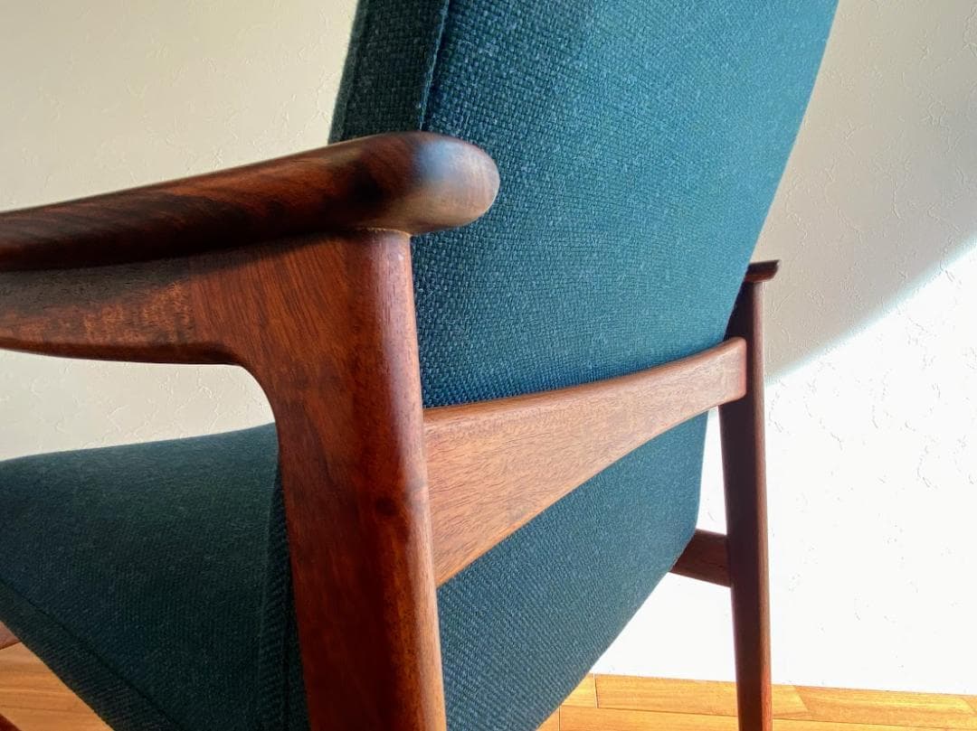 1960-70s デンマーク製 ローズウッド×マホガニー イージーチェア 仕上済