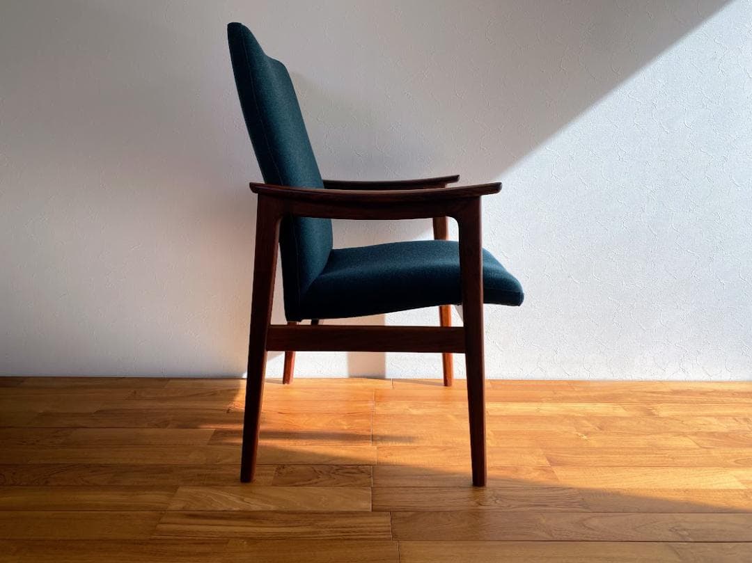 1960-70s デンマーク製 ローズウッド×マホガニー イージーチェア 仕上済