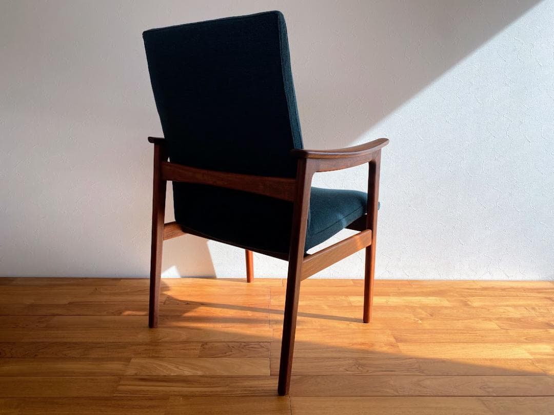 1960-70s デンマーク製 ローズウッド×マホガニー イージーチェア 仕上済