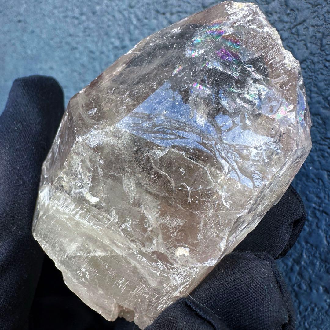 高品質❗️レインボー☆超綺麗♡超強いパワー ヒマラヤ クラスター天然石A1511