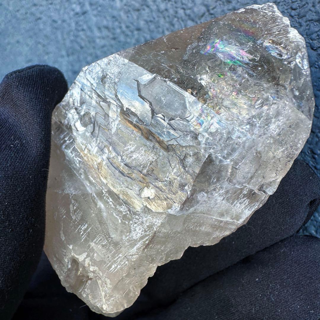 高品質❗️レインボー☆超綺麗♡超強いパワー ヒマラヤ クラスター天然石A1511