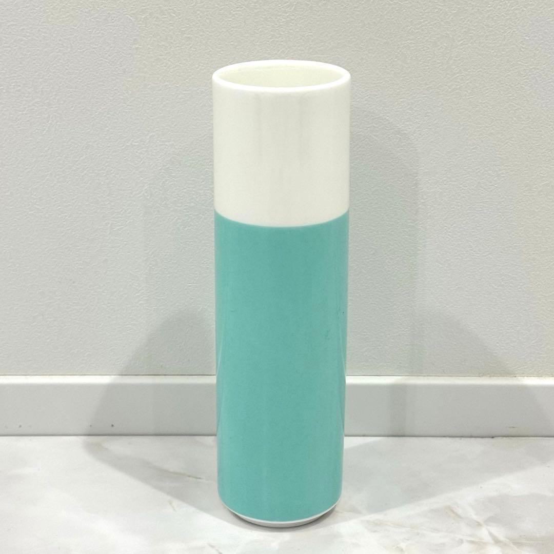 Tiffany ティファニー フラワーベース 花瓶　カラーブロック 18cm