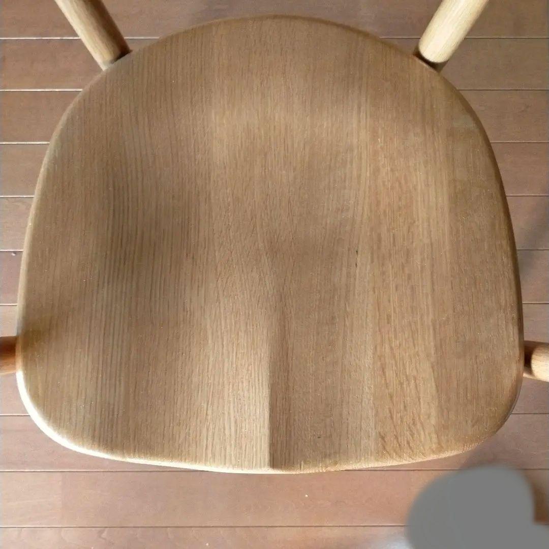 訳あり品　飛騨産業　キツツキ　クレセント　アームチェア