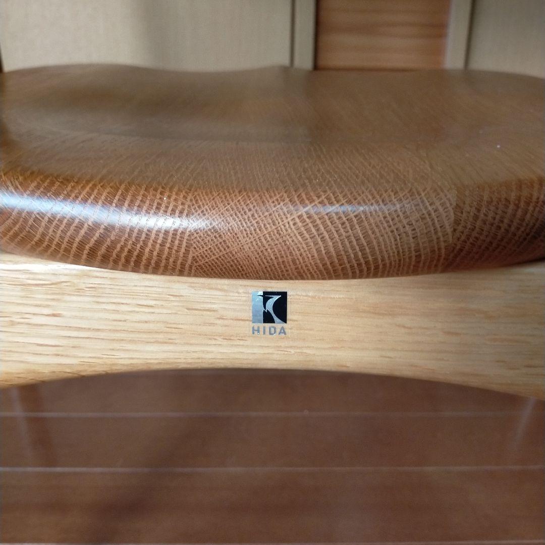 訳あり品　飛騨産業　キツツキ　クレセント　アームチェア