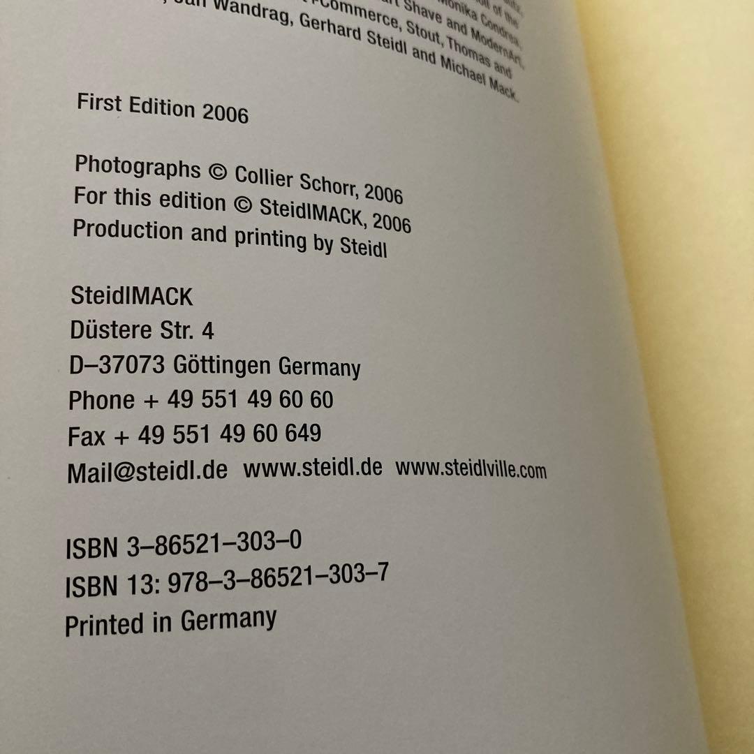 初版Neighbors / Nachbarn Collier Schorr