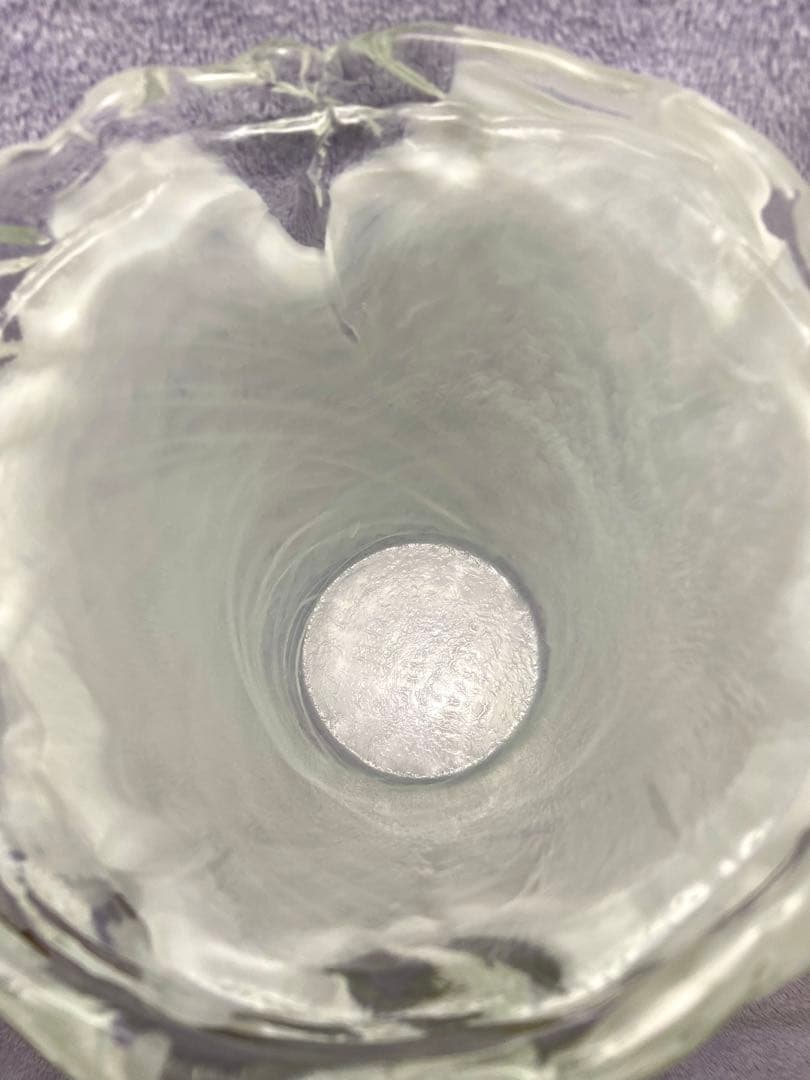 茶道具 水差し ガラス 白 金箔【匿名配送】