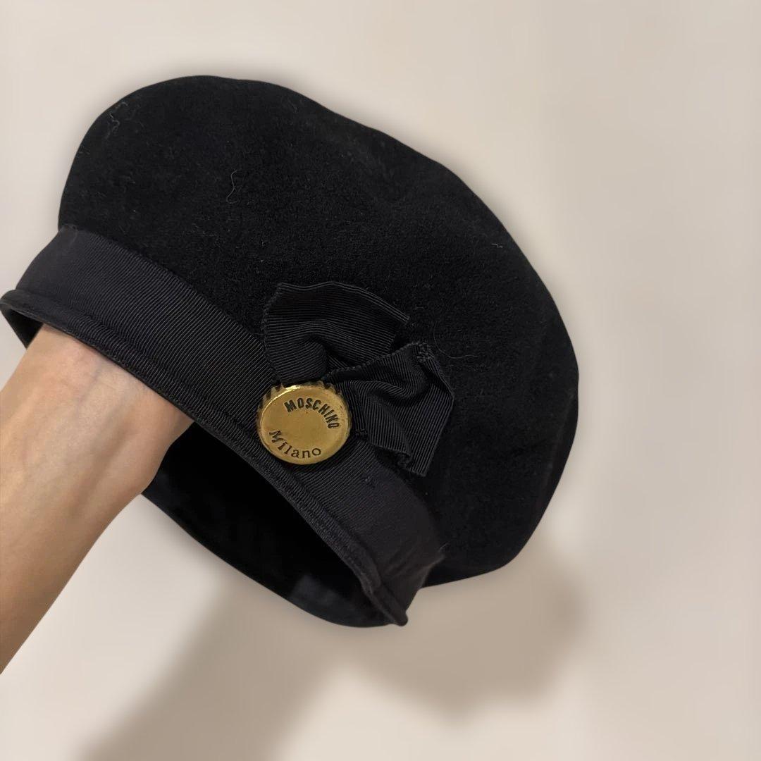 モスキーノ　ヴィンテージ　ベレー帽　レディース