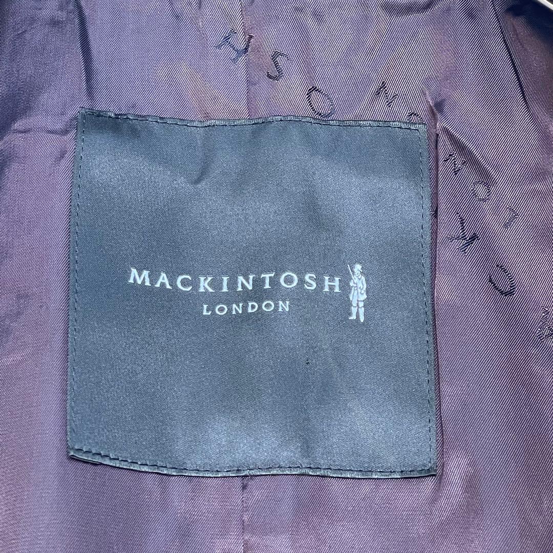 マッキントッシュロンドン Pコート ダブルブレスト 40 L カシミヤ 裏地ロゴ