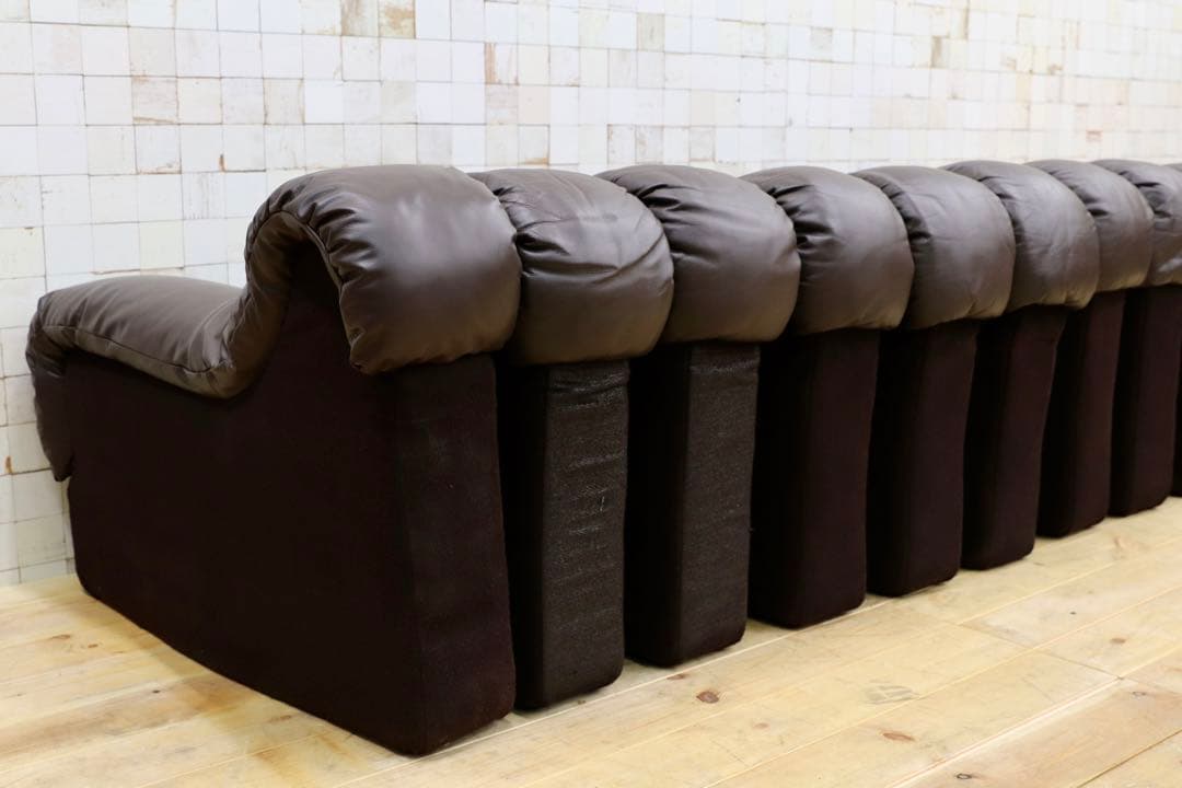 GMHK550○mobilia / モビリア スネークソファ 10連 名作 石