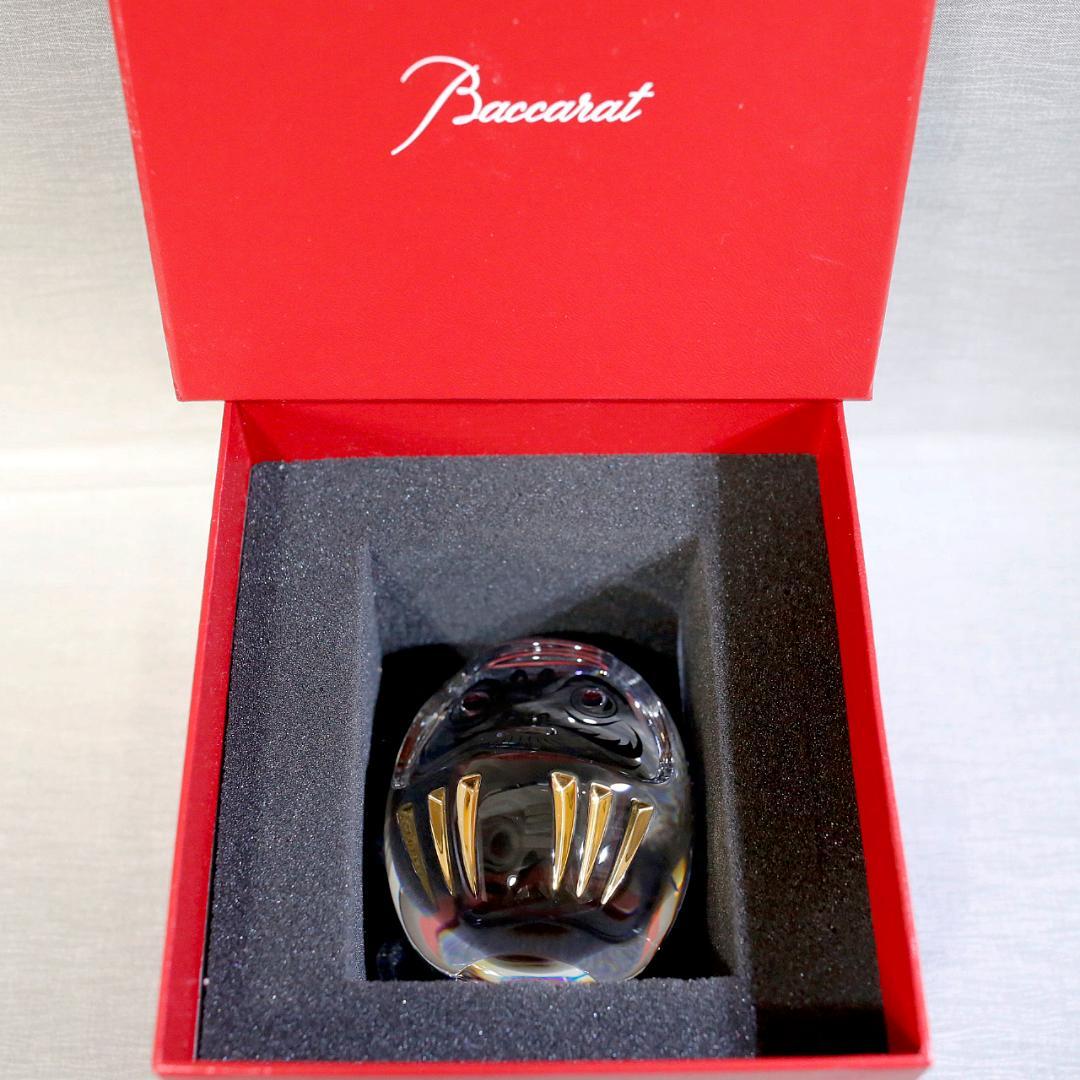 【美品 送料込み】バカラ だるま 達磨 ダルマ 置物 クリスタル