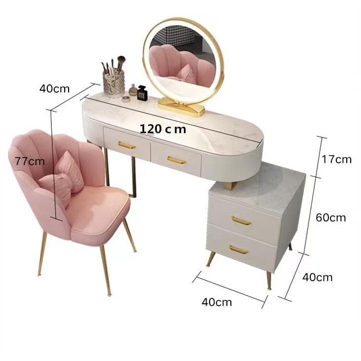 ホワイトドレッサー訳あり品写真をご確認 デスクのみ 201-100-35