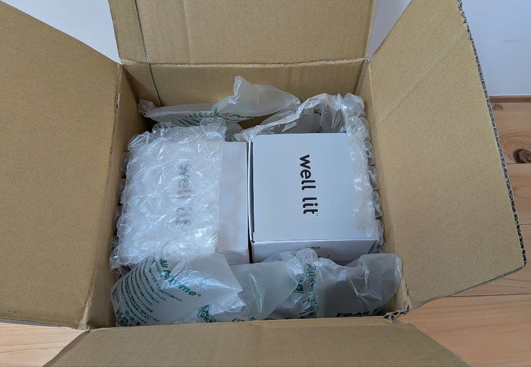 well lit / ウェルリット AZURE ORB 電球のみ2個セット