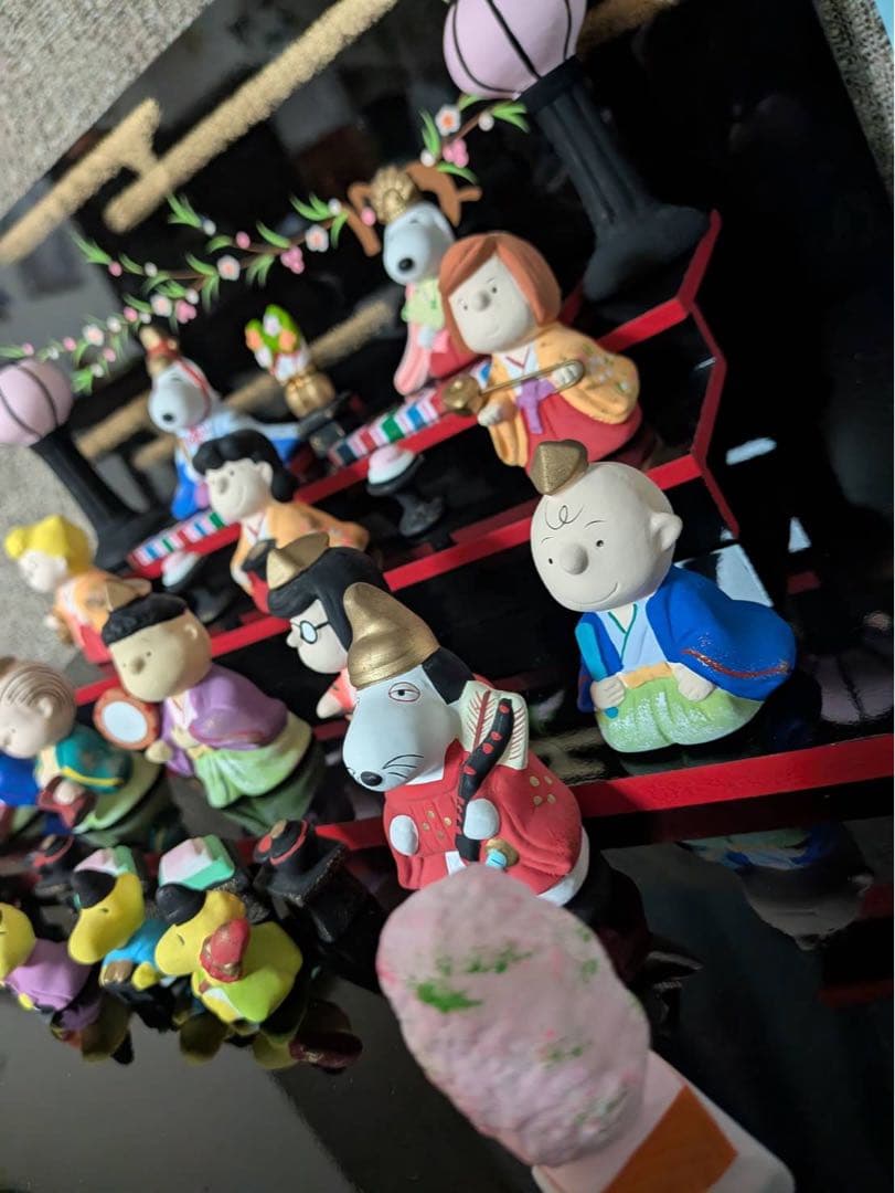スヌーピー　段かざり　雛人形　ひな人形　吉徳大光　欠品なし