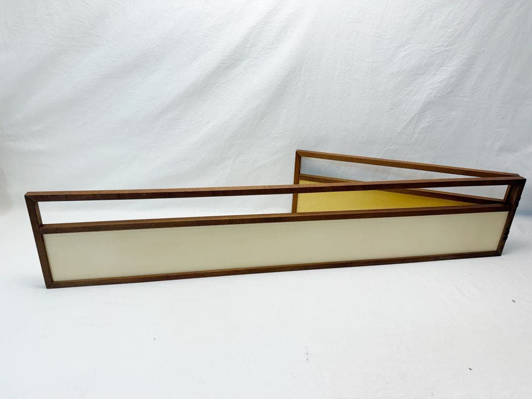 ほぼ未使用 茶道具 煎茶用 風炉先屏風 桑縁 金砂子 裏白 両面使い 紙箱