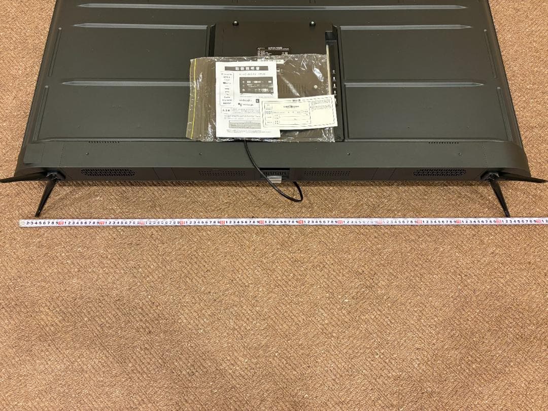 【美品】ASTEX 55インチ 4K チューナーレステレビ GoogleTV