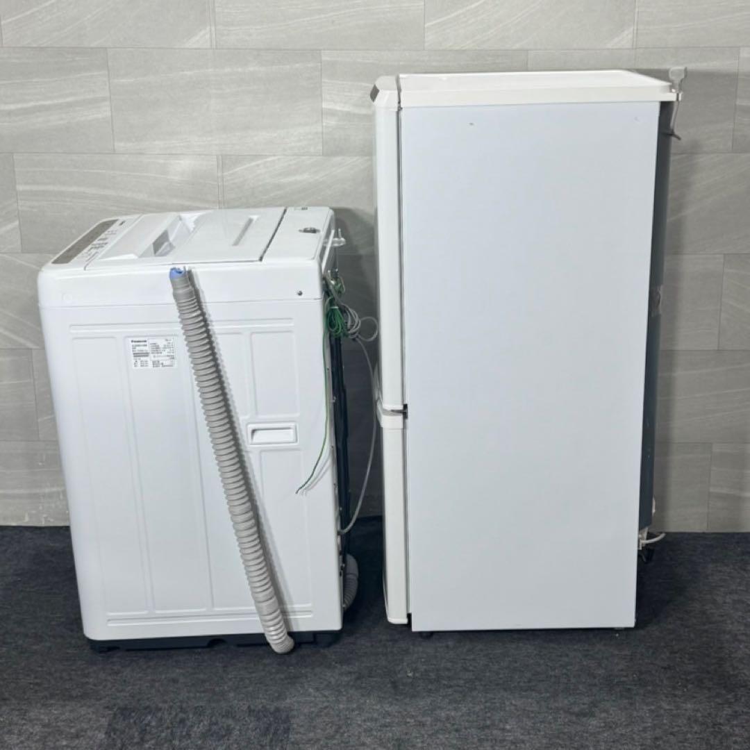 Panasonic 生活家電2点セット 2020年 冷蔵庫 洗濯機 d4266