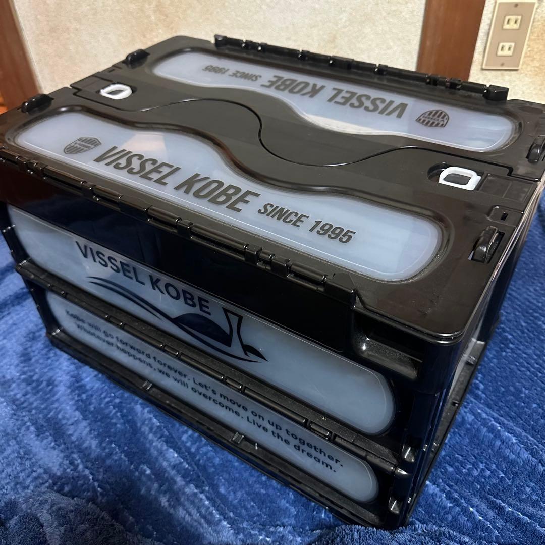 ヴィッセル神戸 折りたたみコンテナ 収納 サッカー Jリーグ