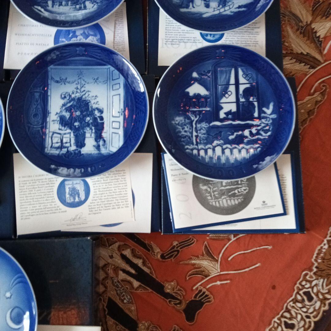 ロイヤルコペンハーゲンイヤー プレート セット1995　美品箱付き