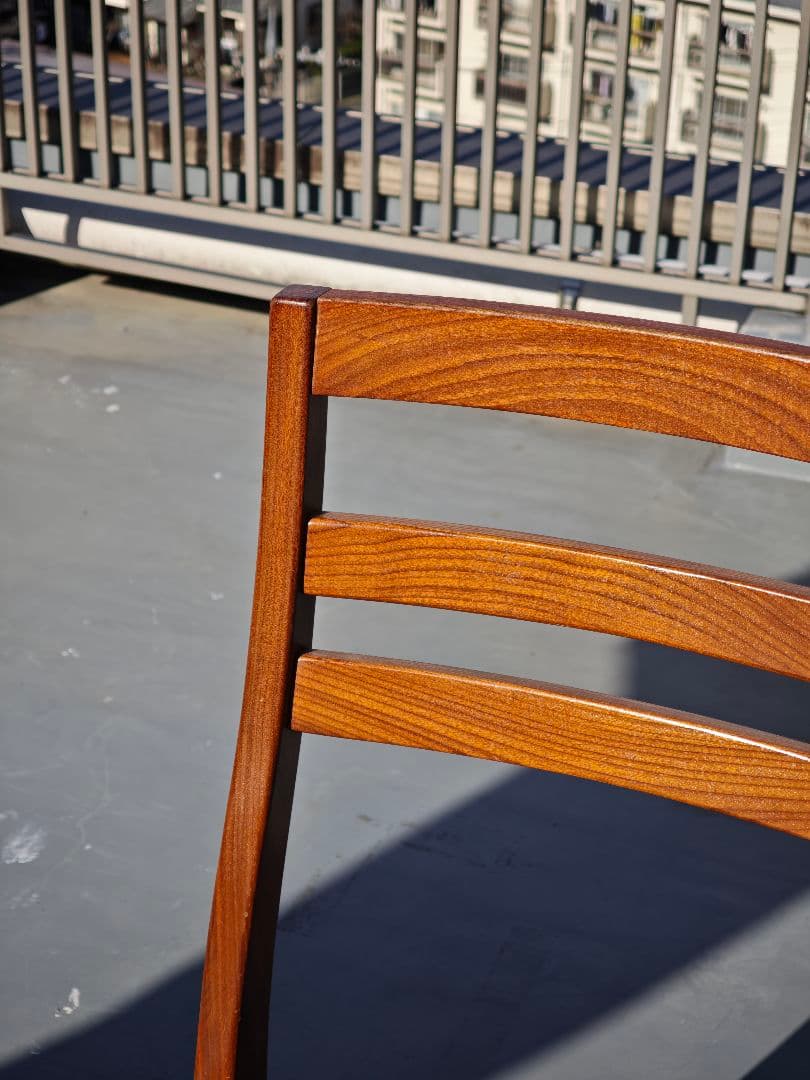 ヴィンテージ　木製ダイニングチェア　チーク