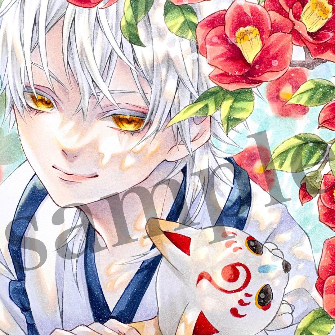 と*ん様 手描きイラスト❀ファンアート❀鶴丸国永