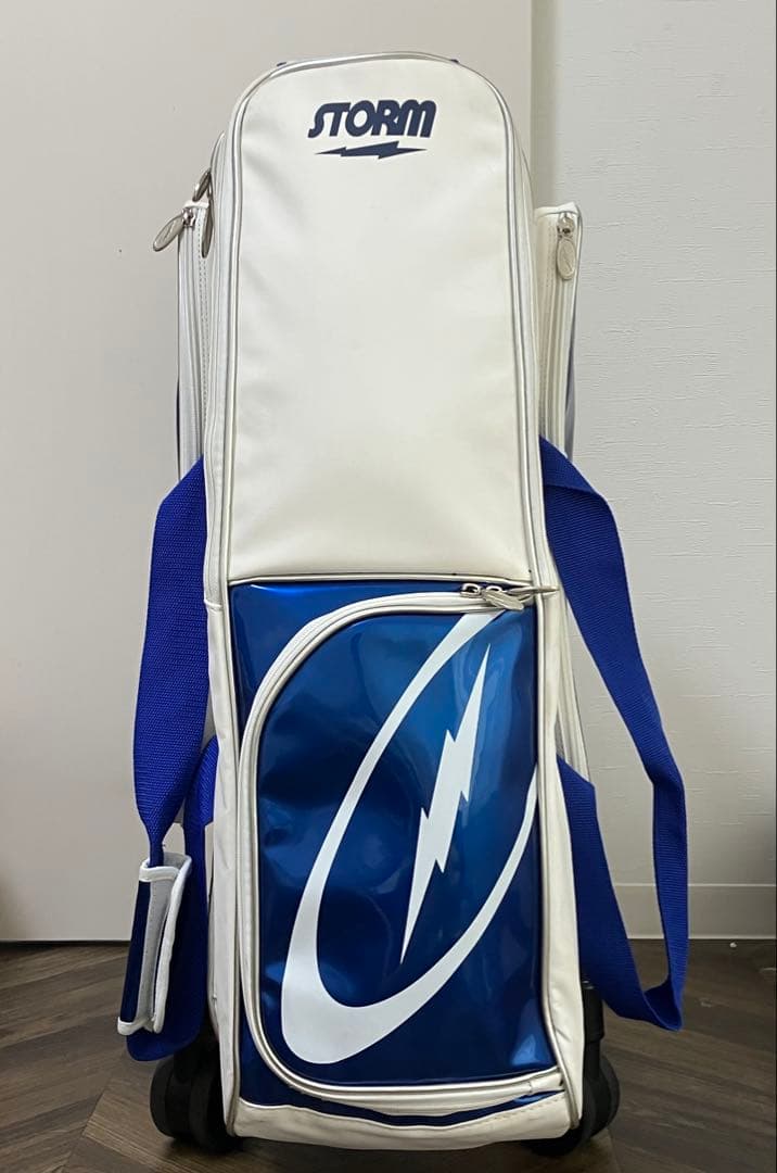 STORM ボウリング用キャリーバッグ ホワイト/ブルー