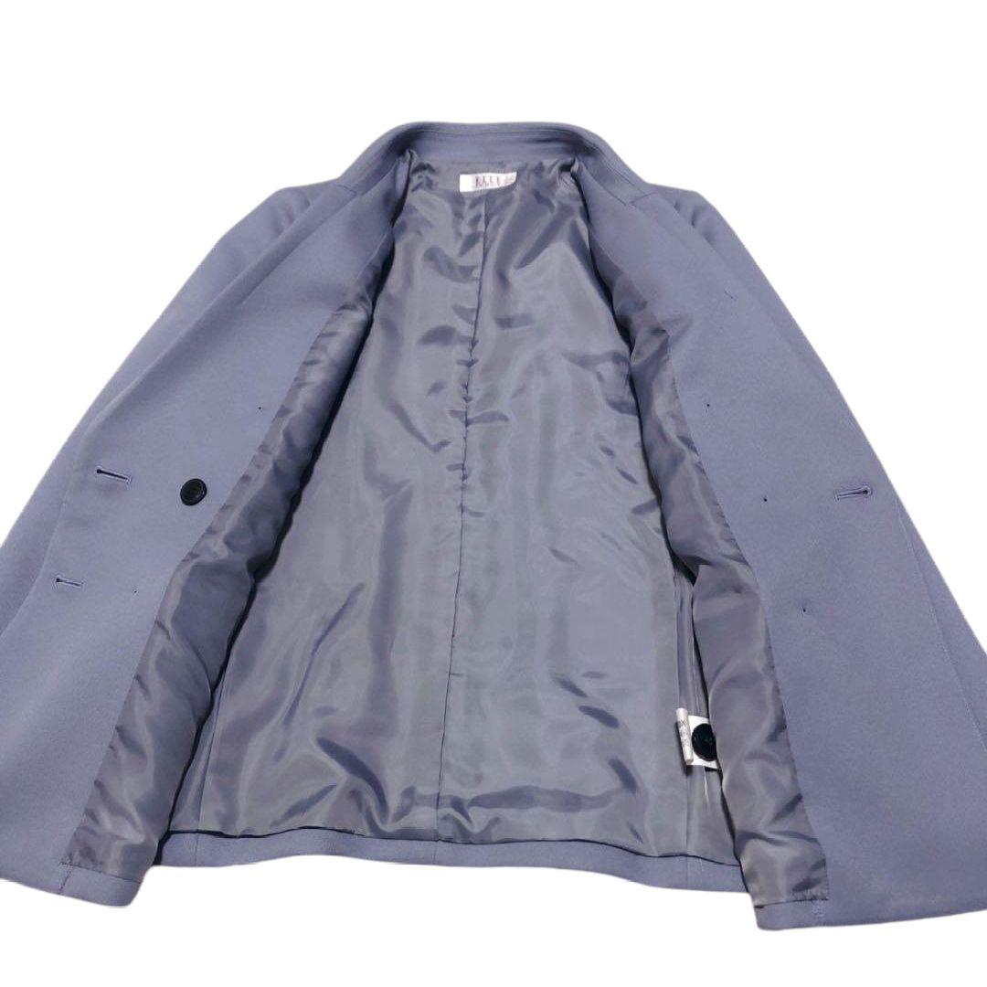 【160】ELLE en NOIR Wロング ジャケット パンツ スーツ エル