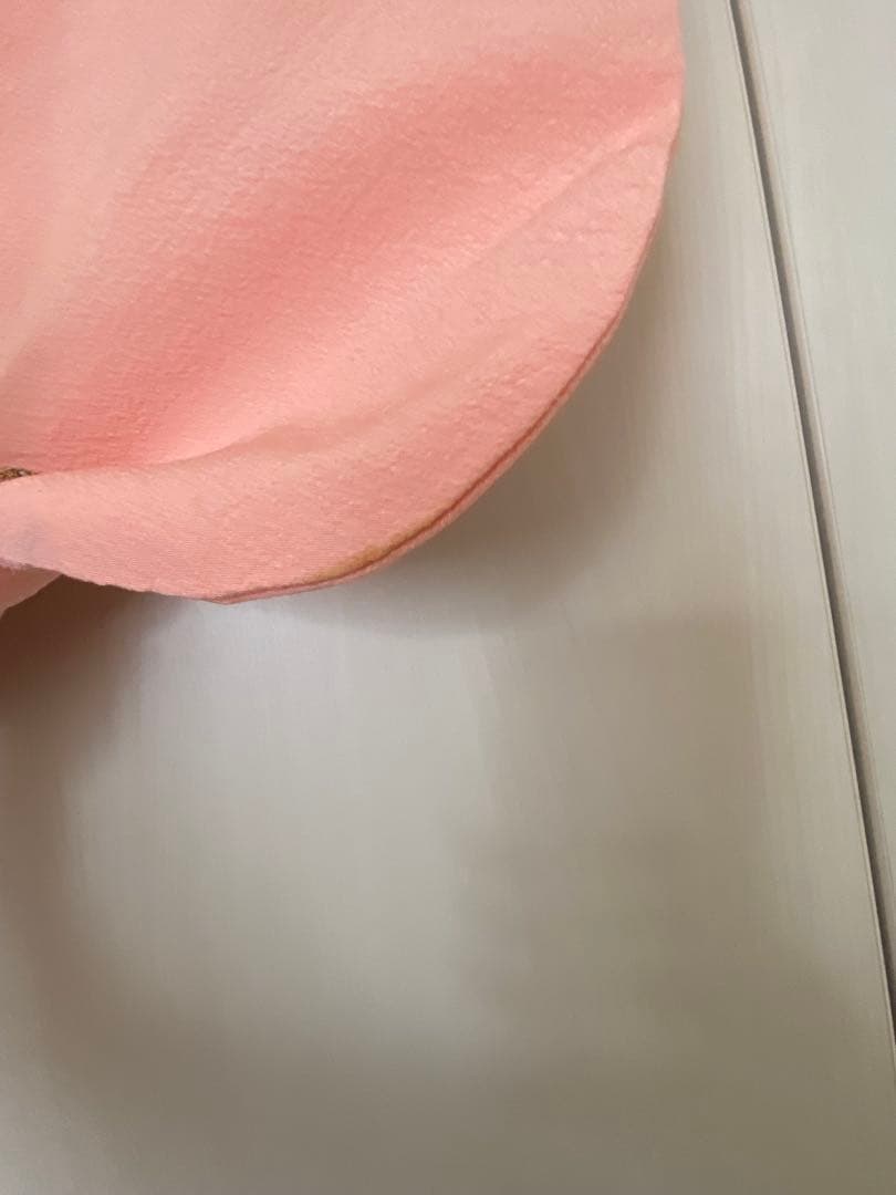 7歳七五三お着物　正絹　縮緬地　長襦袢