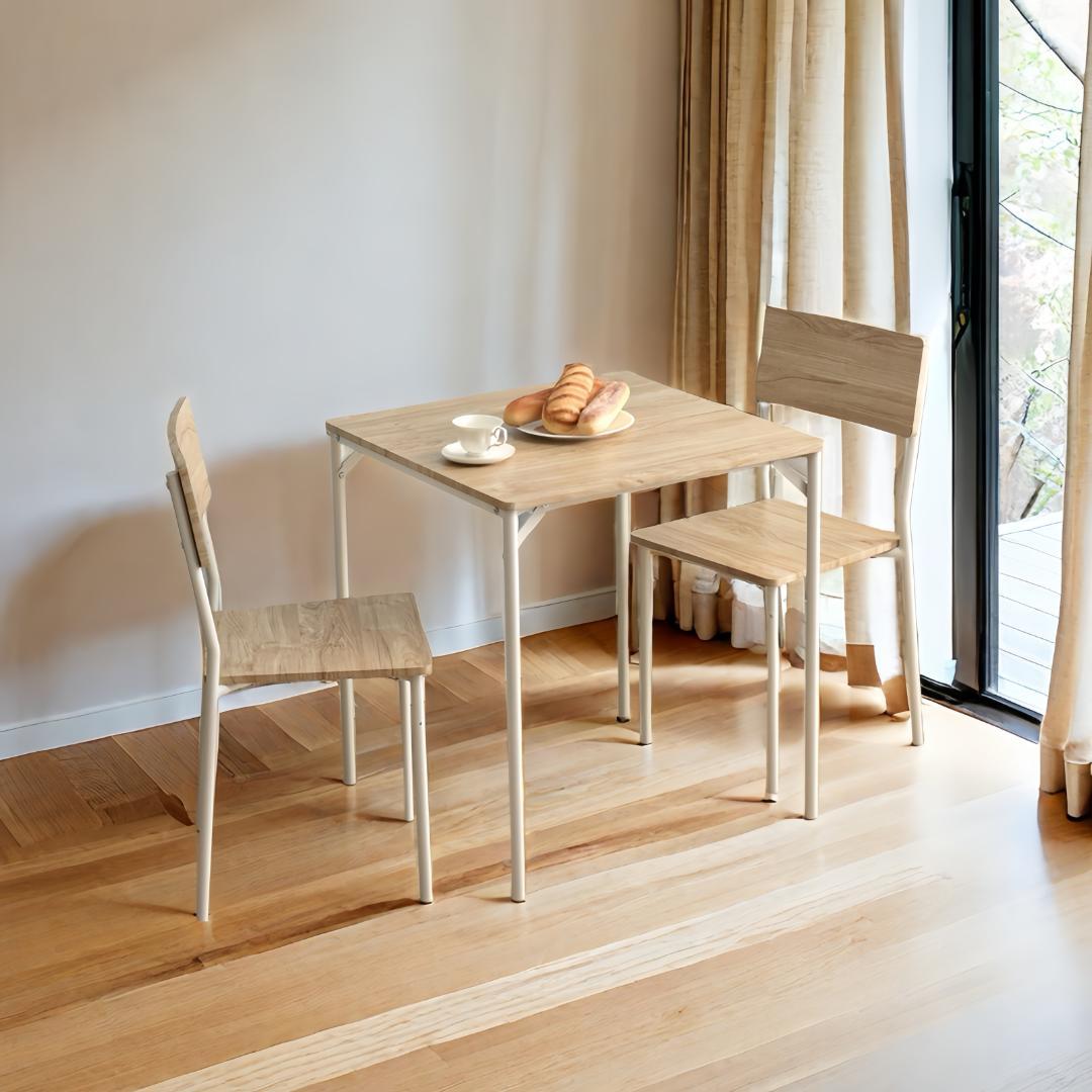 新品！超安！✨ダイニングセット 二人用 3点セット チェア 2脚　NATURAL