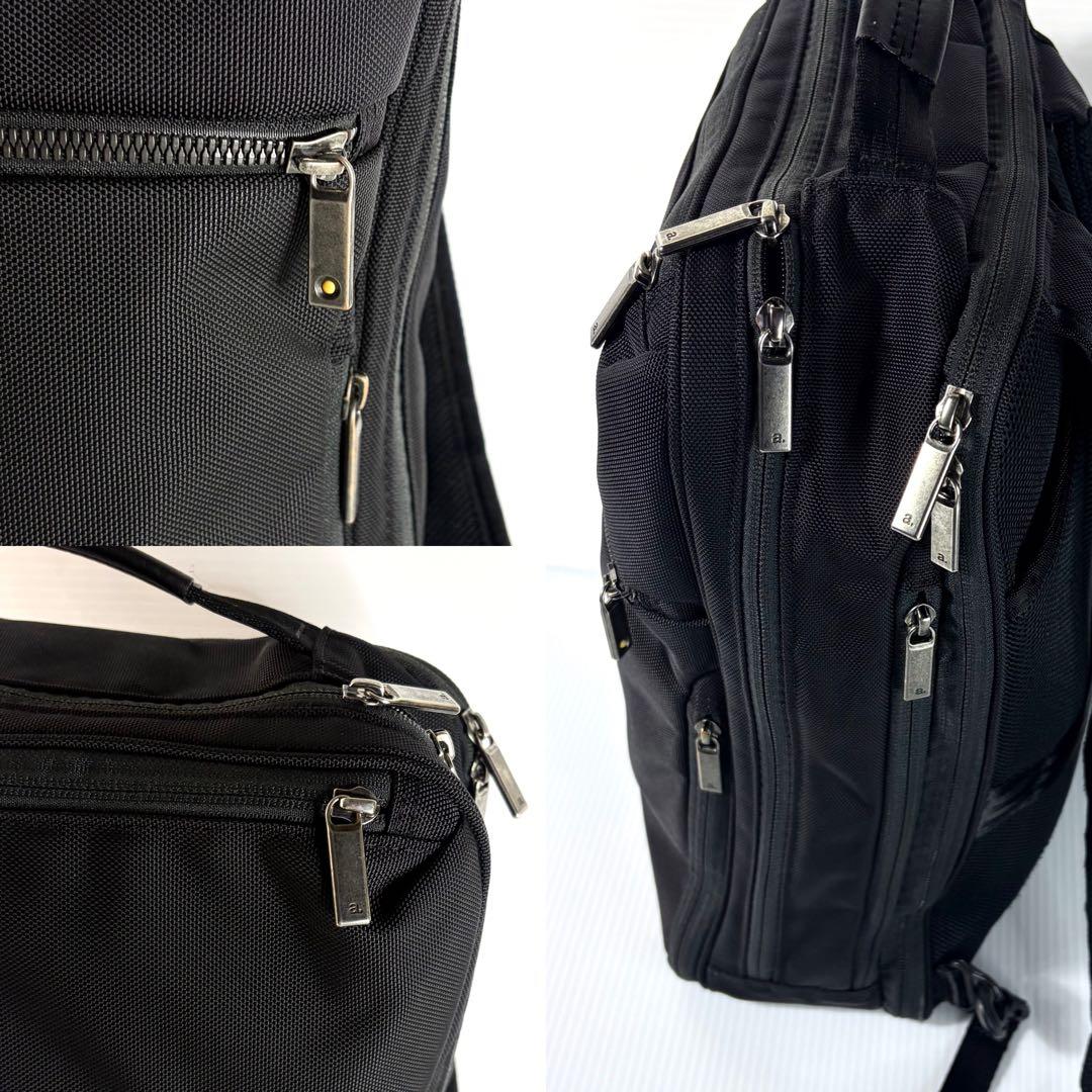 美品 ace. エース ビジネスリュック PC収納 A4 蒸れにくいメッシュ 黒