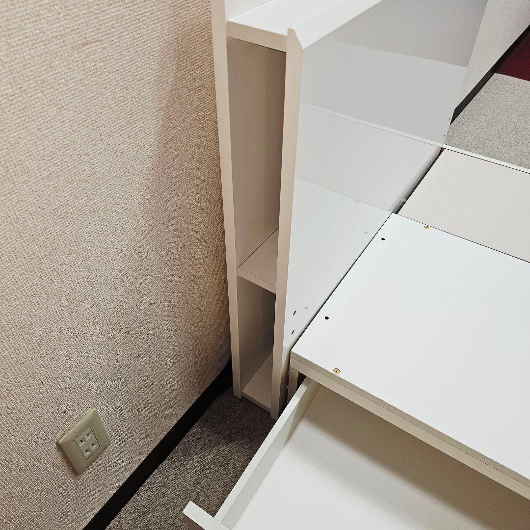 ホワイト シングルベッド東京23区全域送料無料