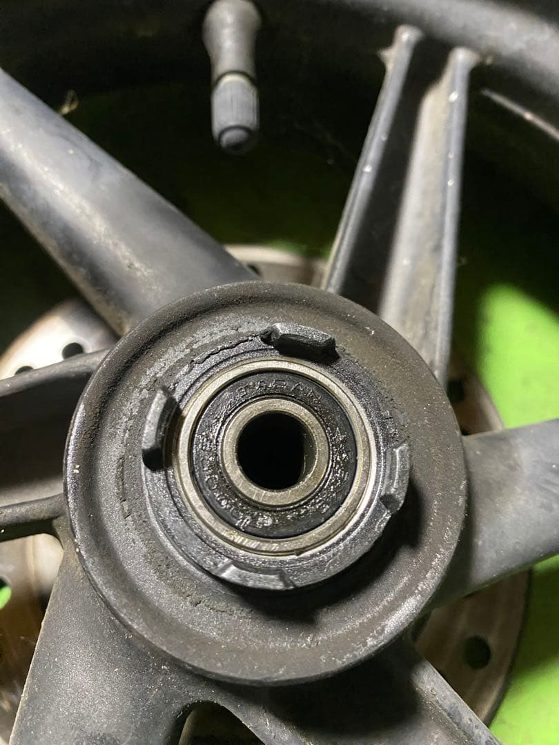 当時物ホンダ AF35 ライブディオZX 限定カラー車用ホイール前後セット