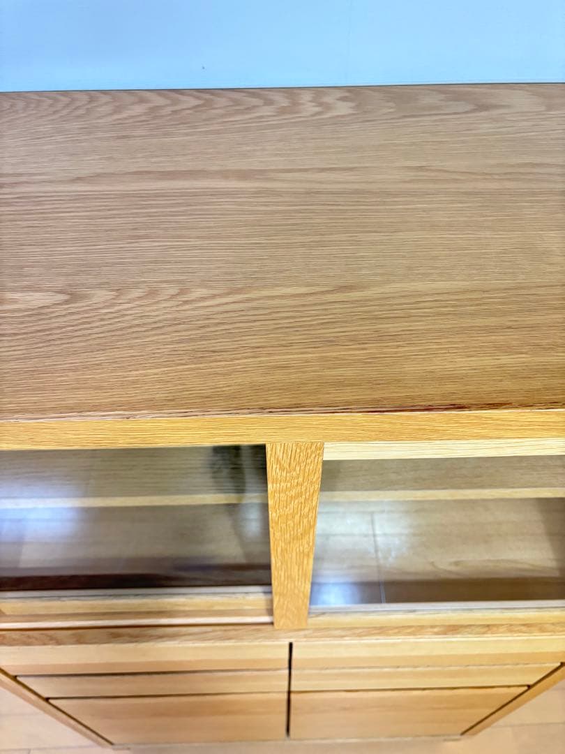 高野木工　CANO カノ　ホワイトオーク　IDC キャビネット　食器棚