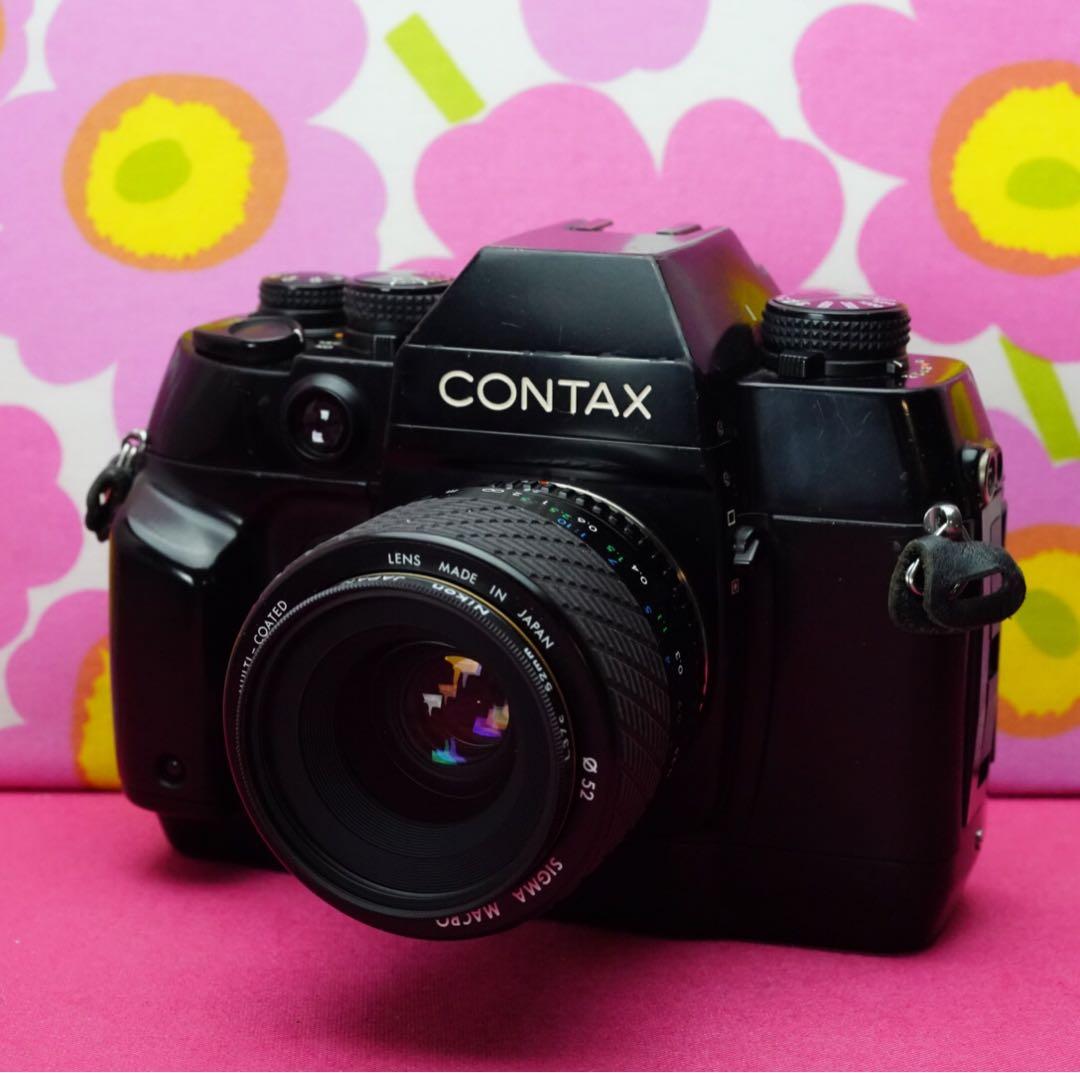 フィルムカメラ名機❤️コンタックスAX 24&50mm付き❤️最強フィルムカメラ